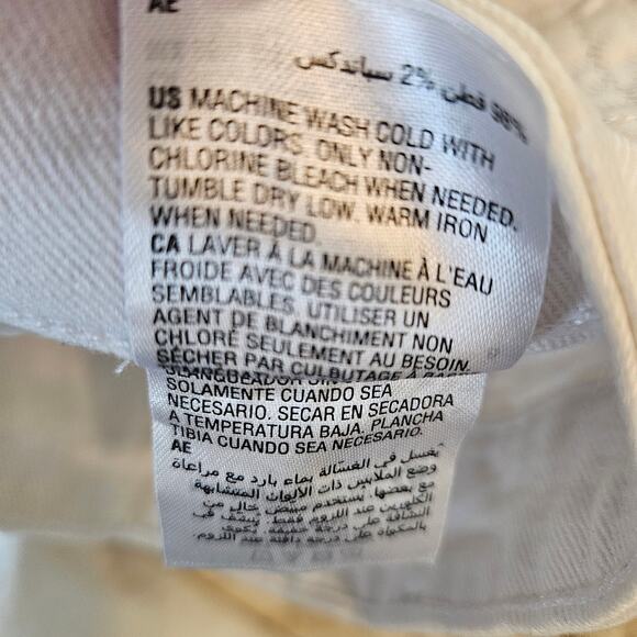 INC White Mom Jeans Sz 8 - Picture 12 of 13